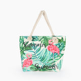 Hot Sale Flamingo Printed Beach Bag