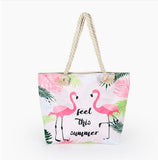 Hot Sale Flamingo Printed Beach Bag