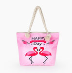 Hot Sale Flamingo Printed Beach Bag