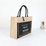 High Quality Women Linen Luxury Beach Bag