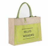 High Quality Women Linen Luxury Beach Bag