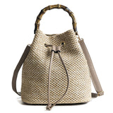 Women Bucket String Beach Bag