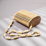 LOVEVOOK Bamboo Beach Bag